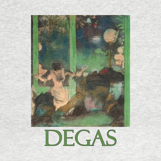 At the Cafe des Ambassadeurs by Edgar Degas by Naves